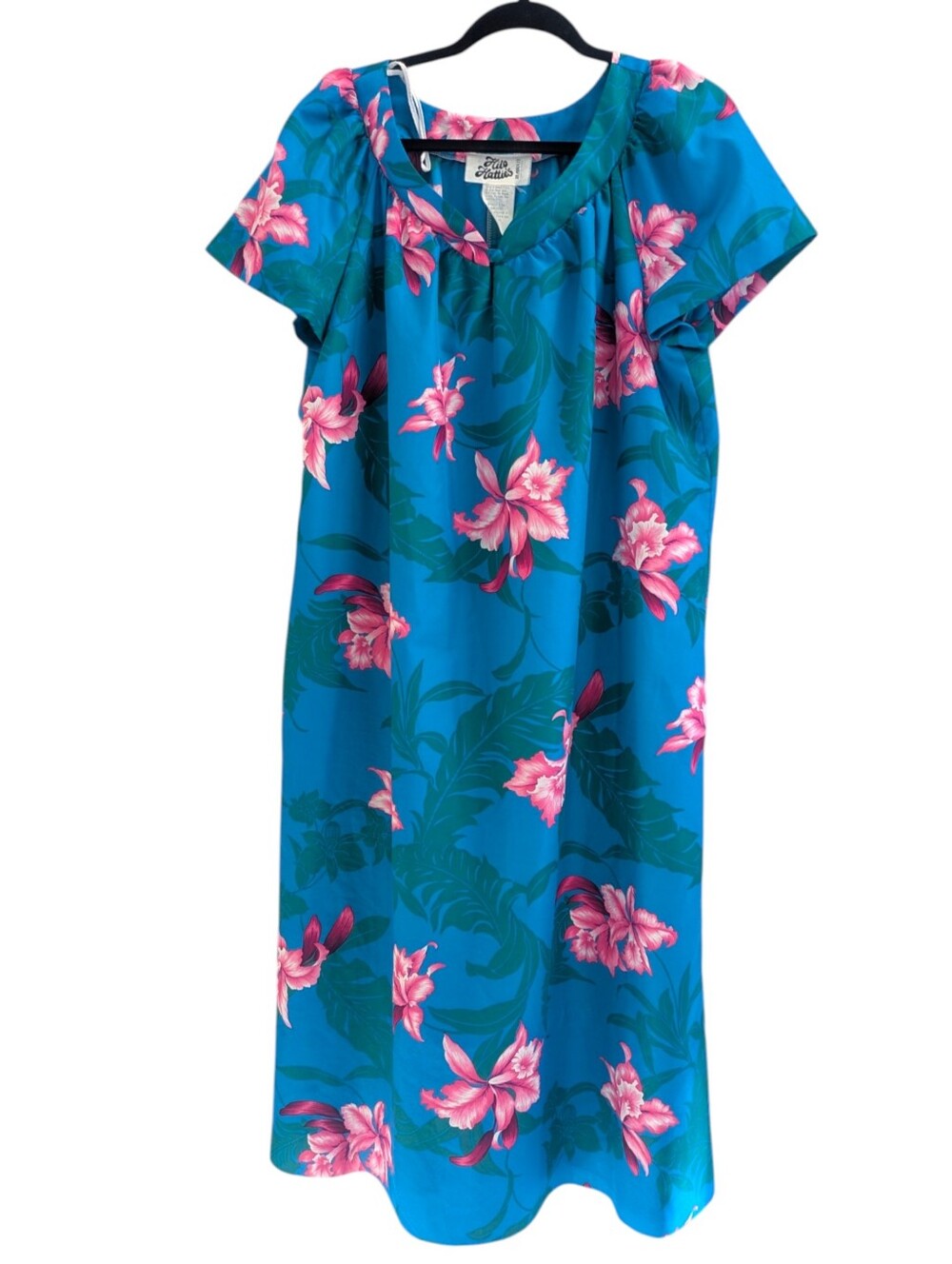 Hilo Hattie Vintage Floral Muumuu Dress